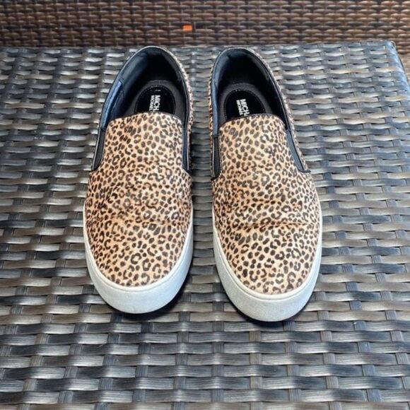 Michael Kors leopard sneakers women’s size 8 - Picture 1 of 5